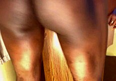 is your wet pussy dripping over the desk during monster cock anal fuck?