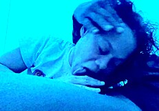 i'm sucking that big black cock as a thick latina milf