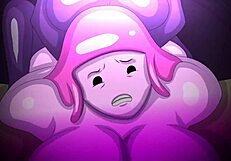 Princess Bubblegum Joins Wild 3some with Dark Heart Action