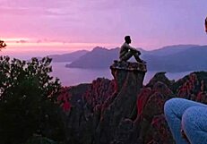 having an intimate moment together