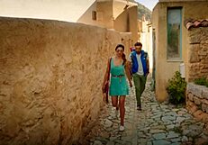 having an intimate moment together