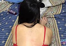 lingerie vermelha, não resisti, comi minha cunhada