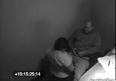 fat secretary with huge boobs sneaks a blowjob to her boss