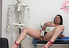 Patient messes around at doctor's appointment