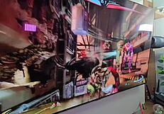 Latina takes big cock creampie during video game