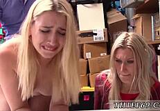 police arrest blonde teen with stepmother after shoplifting bust