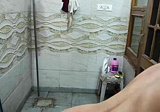 XXX Hot Indian Bhabhi Bathes Openly as Step Brother-in-Law Watches. He Touches Her Tight Pussy and Fucks Hard with Hindi Audio!