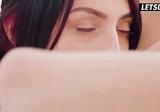 Suggestive lesbian babes katy rose and gina gerson ignite fiery moans in bed - letsdoeit