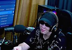 Belinha Baracho grabs host tight and kisses him with dirty passion