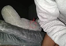 Amateur guy uses FLESHLIGHT for homemade fun