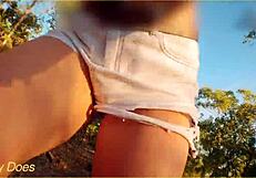 Amazing Milf Flashing Big Tits on Public Bike Ride, Wow!