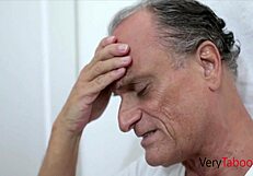 Angry Latina stepmom locks husband away. She seduces son with raw fucking.