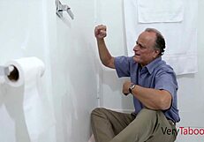 Angry Latina stepmom locks husband away. She seduces son with raw fucking.