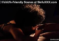 Love at first fuck interracial by sinfulxxx. Passionate blowjob and fucking with pretty pussy and big monster cock.