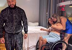 tanned petite moans on big cock in ass 😘