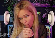 i smoke while deepthroating and licking your ears in pov asmr