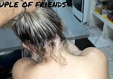 fucking hidden in the company kitchen