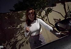 the prostitute and the believer meet for public blowjob