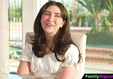 familyorgasm - milf calmin’ down her lil girl at airbnb