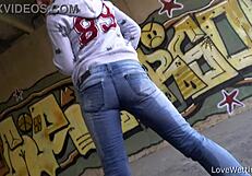 Hey Violeta, showing off that puddle in public is bold!