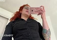 Beta fucktoy serves as free use office bitch in panties for futa boss