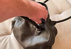 stepsister jerks my cock with her panties - cum on tits - russian amateur with talk