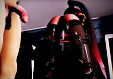 20201120 mmd xxx tda princess knight zatsune in restroom with monster