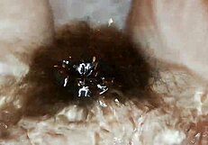 Hairy Bush Soaked Underwater in Super Hairy Pussy Fetish Clip