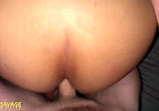 Big Booty Arabic Girl Rides White Guy For Cumshot.