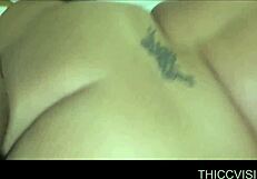 brunette bbw feels intense pleasure getting railed in hotel room