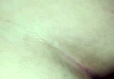 Huge Cumshot Inside Ass as Slut Pushes Out All the Cum in Interracial Anal Fucking.