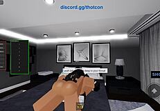 Roblox Baddie Bent Over in Rough Doggystyle