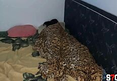 Novinha lying down while I banged her real good