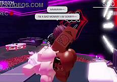 Two Futanari Females Dominate One Woman in Intense Pussy Sex and Femdom Play