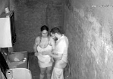 Hidden camera catches stepmom banging her stepson hard.