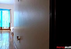 Pervy Boy Catches Step Mom and Stepsister in Hot Action