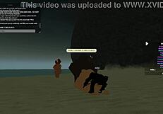 In Roblox Porn 138, The Whore Rides Monster Cock Wetly. She Deepthroats And Assfucks To Orgasm With Cum