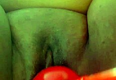 Stretching Pussy with Kong Toy