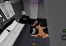 Roblox Baddie Bent Over in Rough Doggystyle