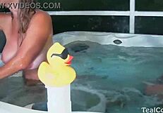 i dive into vicky vette's wet pussy, licking her big tits and making her orgasm