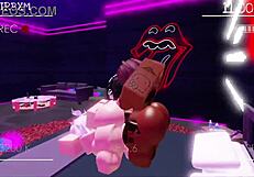 Two Futanari Females Dominate One Woman in Intense Pussy Sex and Femdom Play