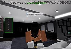 Roblox Baddie Bent Over in Rough Doggystyle