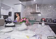 Don Sudan Hires Selena Ivy To Clean, But Her Ass Sparks Doggystyle Fucking