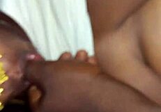 I eat my chubby baby's cock