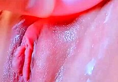 pussy spa with wonderful toys close up fat shaved wet puffy big pussy lips 😍
