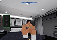 Roblox Baddie Bent Over in Rough Doggystyle