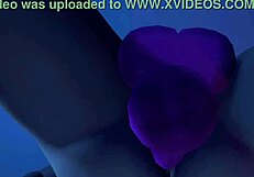 Night-time giantess performs anal vore