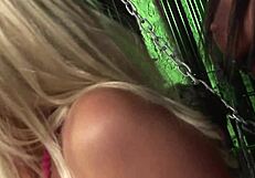 Milf Emma Butt Motorboats Tiffany Kingston While Deepthroated and Fucked in Sex Swing Feeling Intense Pleasure