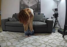 Rachel Hell Gags on Cock in POV Casting Interview with Choking