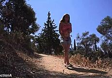 Damn! Eighteen and soaking wet in public toilet!